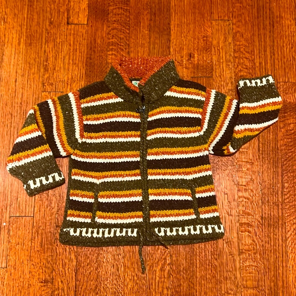 ECC wool zippered sweater